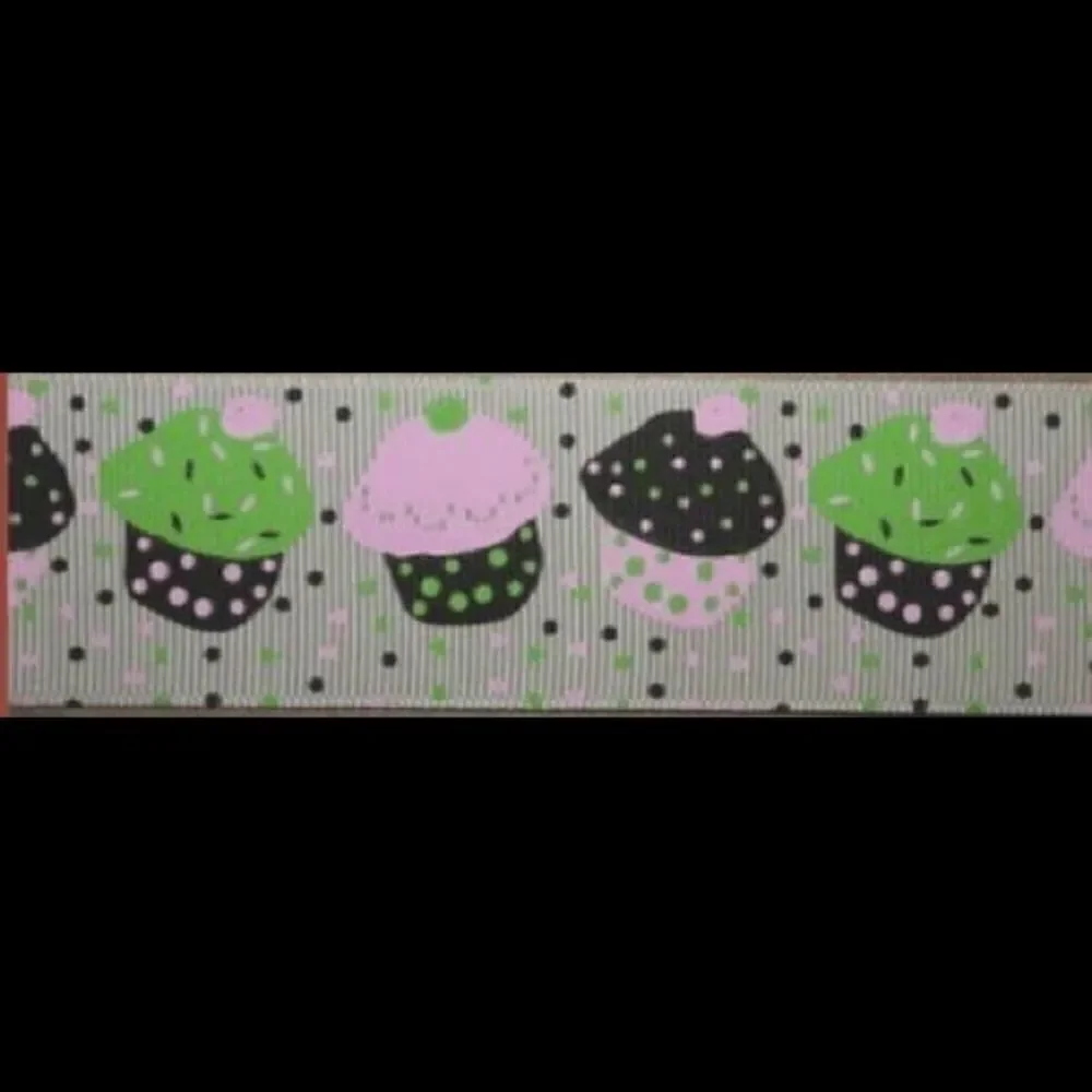 Grosgrain Ribbon 7/8” 5 yards 5/$20 Cupcakes tan